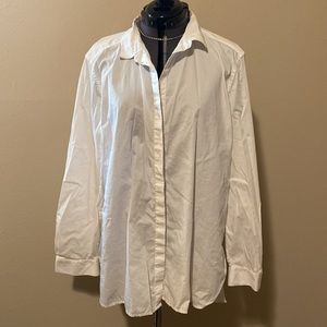 The perfect white button down